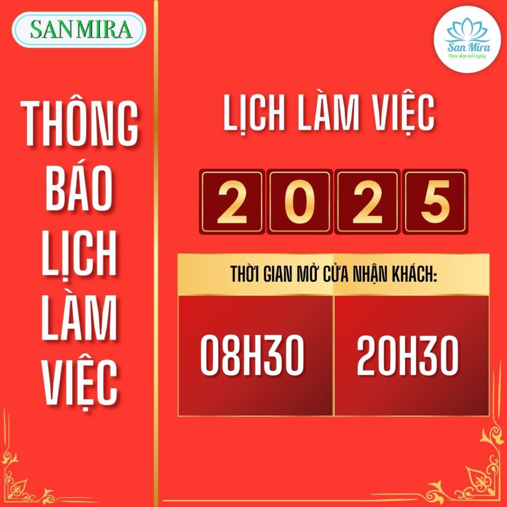 Lịch làm việc của SAN MIRA