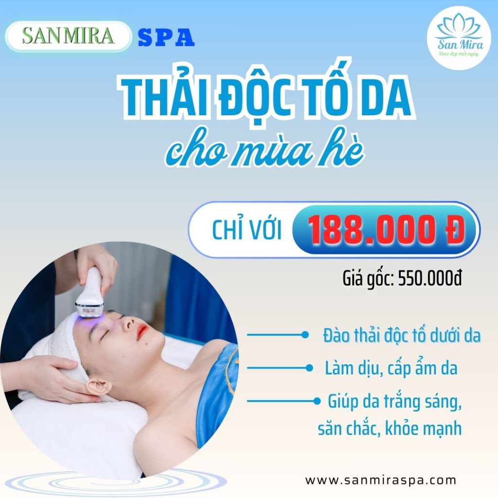 Thải độc da cho mùa hè